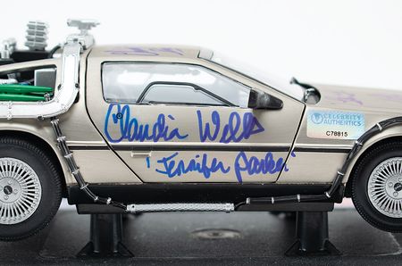 Lot #2090  Back to the Future Signed DeLorean Time Machine Model - Image 5