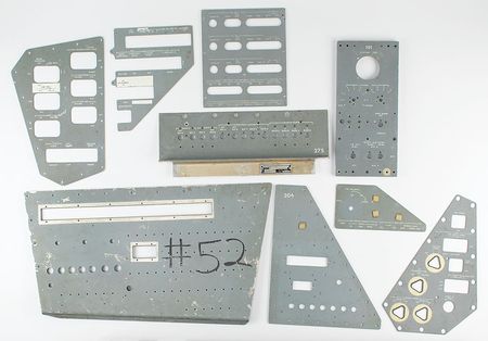 Lot #2192  Apollo Command Module Block 1 and Block 2 Control Panel Components - Image 1