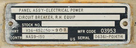 Lot #2192  Apollo Command Module Block 1 and Block 2 Control Panel Components - Image 3