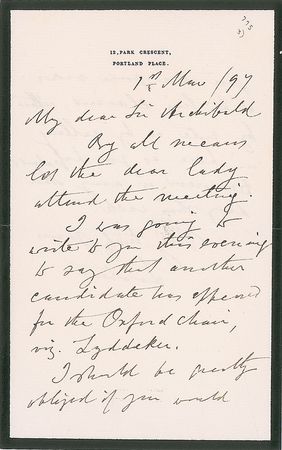 Lot #2053 Joseph Lister Autograph Letter Signed - Image 1