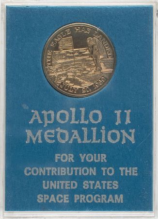 Lot #2356  Apollo 11 'Manned Flight Awareness' Medallion - Image 1