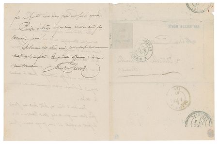 Lot #2148  Balloon Mail Handwritten Letter - Image 2