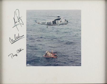 Lot #2235  Apollo 11 Signed Photograph - Image 1