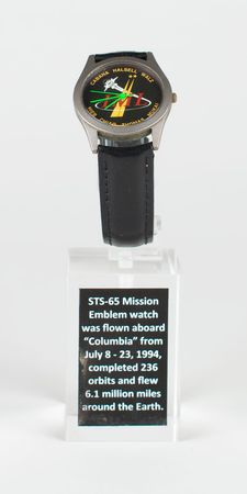 Lot #2304  STS-65 Flown Custom-Made Watch - Image 1