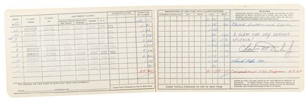 Lot #2260 Charlie Duke's USAF Flight Training Logbook - Image 5
