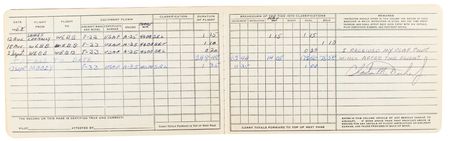 Lot #2260 Charlie Duke's USAF Flight Training Logbook - Image 7
