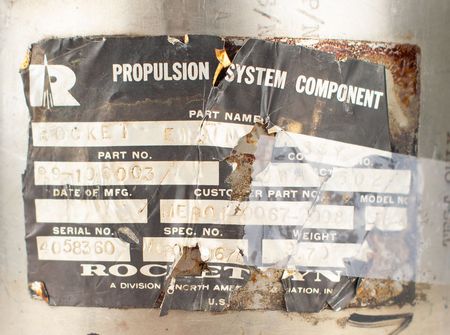 Lot #2195  Apollo Command Module SE-8 Rocket Engine - Image 2