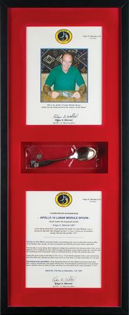 Lot #2248 Edgar Mitchell's Apollo 14 Flown Lunar Module Spoon - Image 1