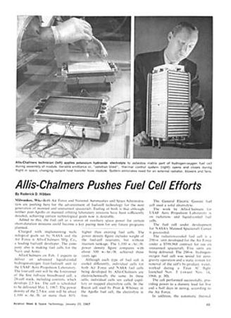 Lot #2316  Allis-Chalmers Radiation Cooled Fuel Cell Module Assembly - Image 9