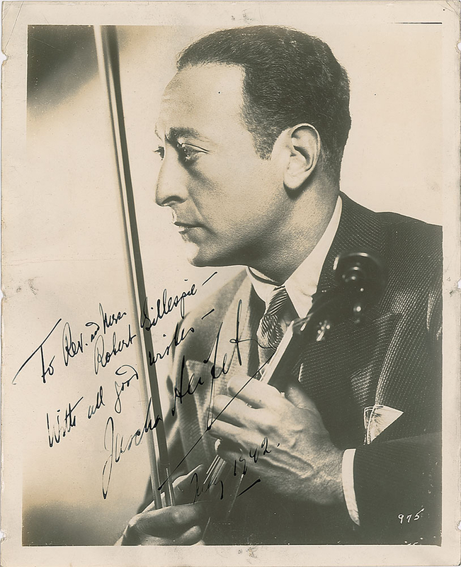 Lot 870 Jascha  Heifetz