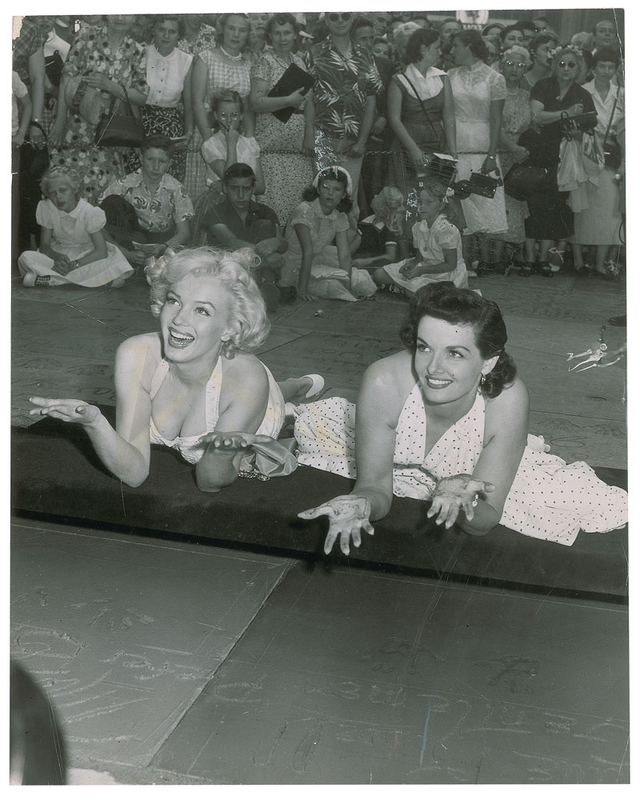 Lot 1197 Marilyn Monroe and Jane Russell Photograph