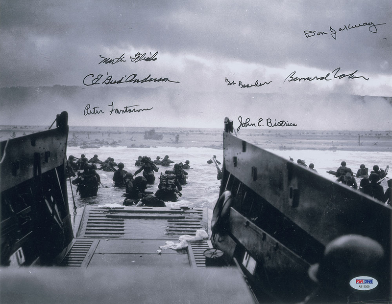 Lot 403 D-Day Invasion Signed Photograph