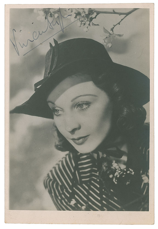 Lot 1176 Vivien Leigh Signed Photograph