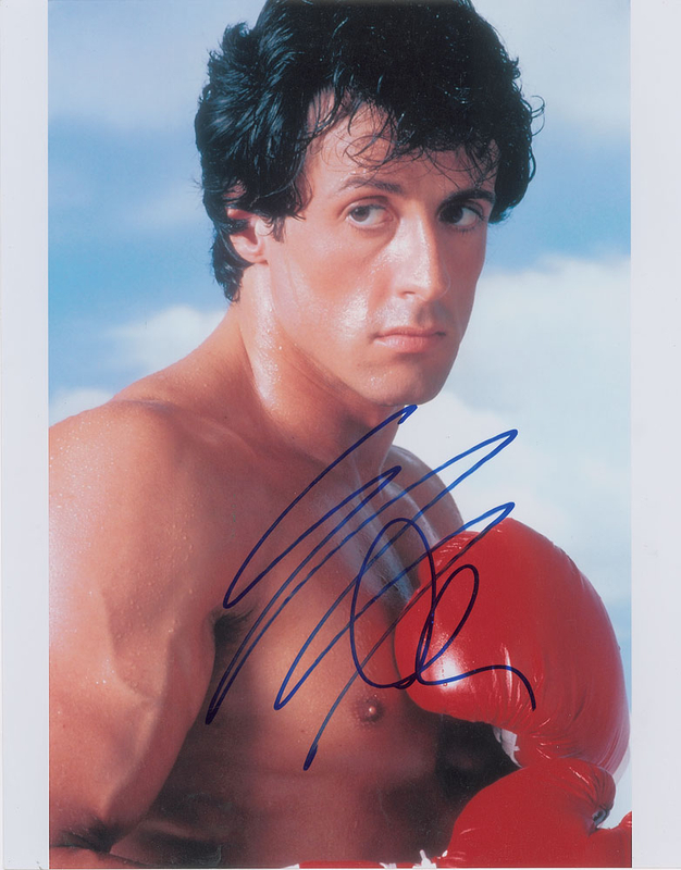Lot 1233 Sylvester Stallone Signed Photograph