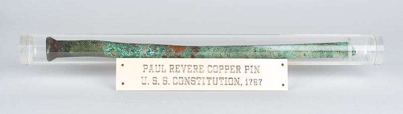 Lot 369 Paul Revere: USS Constitution: Made by Paul Revere for the USS Constitution