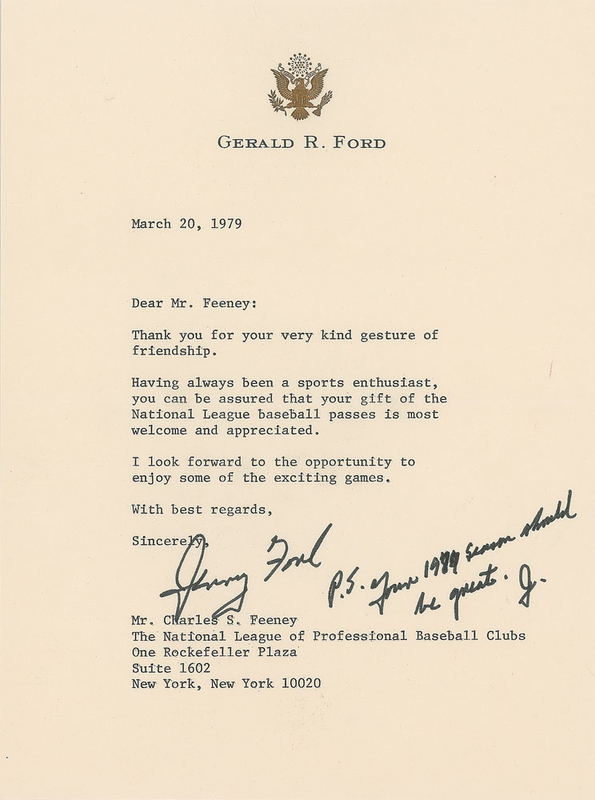 Lot 89 Gerald Ford: 
