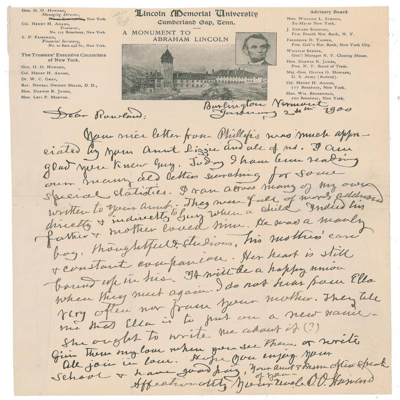 Lot 371 O. O. Howard