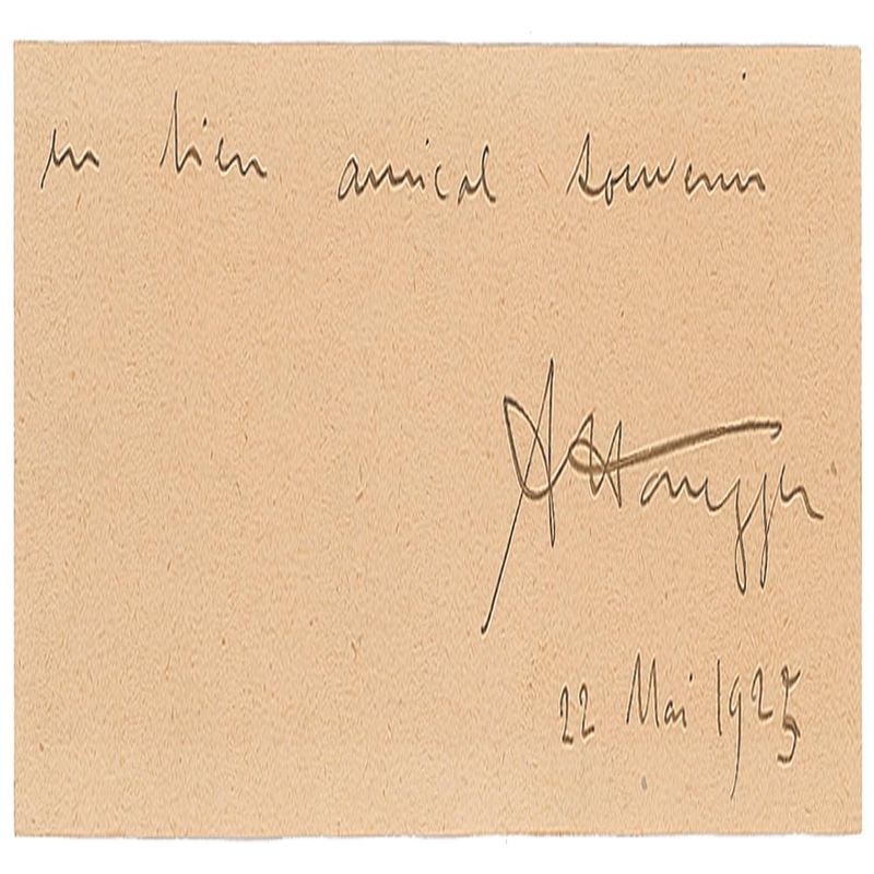 Lot 601 Arthur Honegger