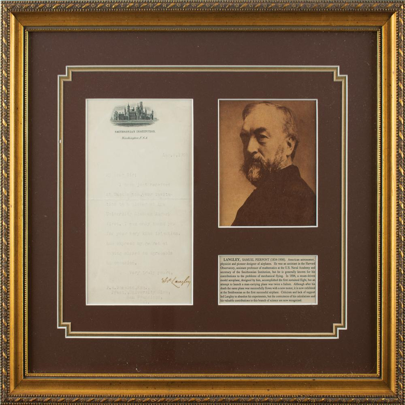 Lot 388 Samuel P. Langley