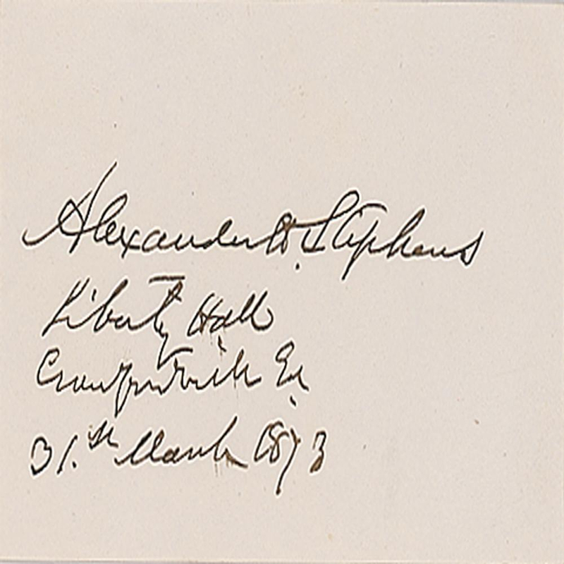 Lot 379 Alexander Stephens