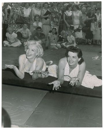 Lot #1197 Marilyn Monroe and Jane Russell Photograph - Image 1