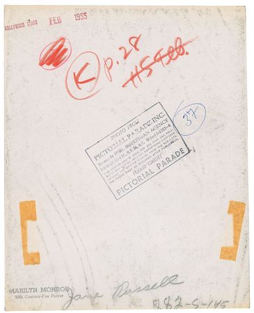 Lot #1197 Marilyn Monroe and Jane Russell Photograph - Image 2