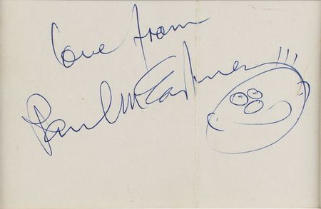 Lot #820 Beatles: Paul McCartney Signature - Image 2