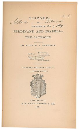 Lot #15 Millard Fillmore Book - Image 2