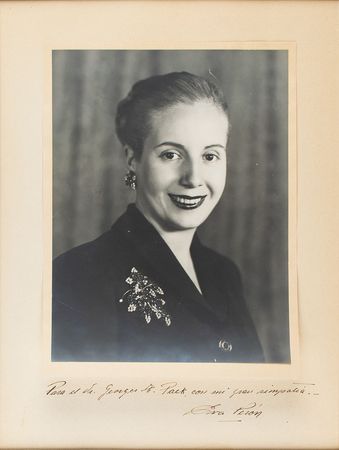 Lot #198 Eva Peron Signed Photograph - Image 1