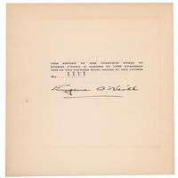 Lot #730 Eugene O'Neill Books - Image 1