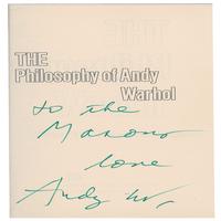 Lot #576 Andy Warhol Book - Image 2