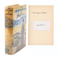 Lot #683 John Steinbeck: Signed first edition of The Grapes of Wrath - Image 1