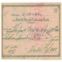 Lot #580 Frank Lloyd Wright Check - Image 2