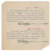 Lot #733 Robert Ripley Signed Document - Image 1