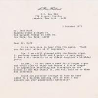 Lot #719 L. Ron Hubbard Typed Letter Signed - Image 1