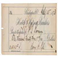 Lot #153 P. T. Barnum Check - Image 2