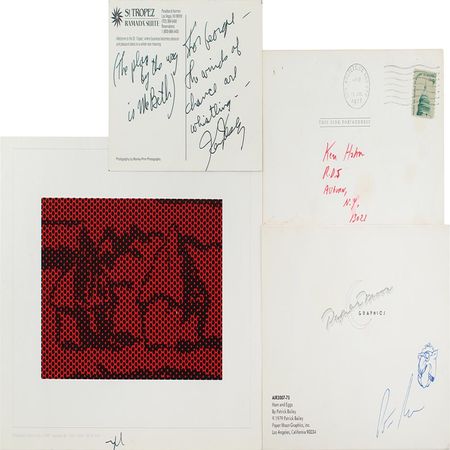 Lot #694  Authors and Artists - Image 1