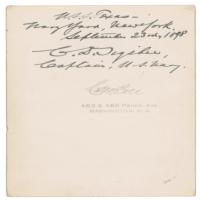 Lot #450 Charles D. Sigsbee Signed Photograph - Image 1