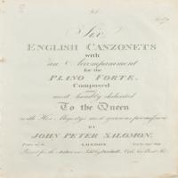 Lot #790 Johann Peter Salomon Booklet - Image 1