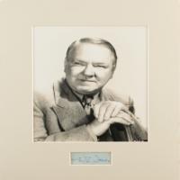 Lot #1145 W. C. Fields Signature - Image 1