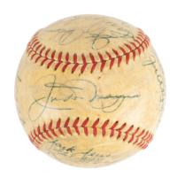 Lot #1348 NY Yankees: 1950 (World Series Champions) Baseball - Image 1