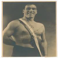 Lot #1314 Primo Carnera Signed Photograph - Image 1