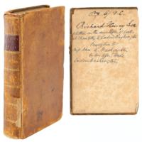 Lot #139 Richard Henry Lee: Richard Henry Lee's personal copy of Colman's Prose on Several Occasions - Image 1
