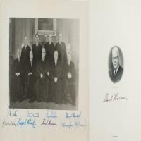 Lot #150 Warren Court Signed Photograph