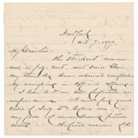 Lot #375 Winfield Scott Hancock Handwritten Letter Signed - Image 1