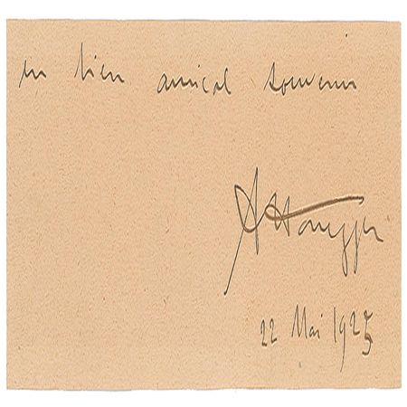 Lot #876 Arthur Honegger - Image 1