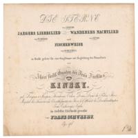 Lot #797 Franz Schubert: Schubert certifies his Op. 96 'Die Sterne von Leitner' - Image 1