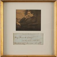 Lot #650. Charles Dickens Envelope