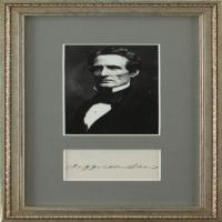 Lot #373 Jefferson Davis Signature - Image 1