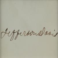 Lot #373 Jefferson Davis Signature - Image 2